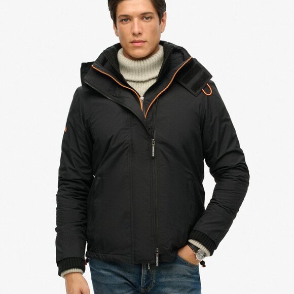 SUPERDRY Pop Zip Hood Arctic SD - Windcheater Jacket (Men's M) - Picture 2 of 7